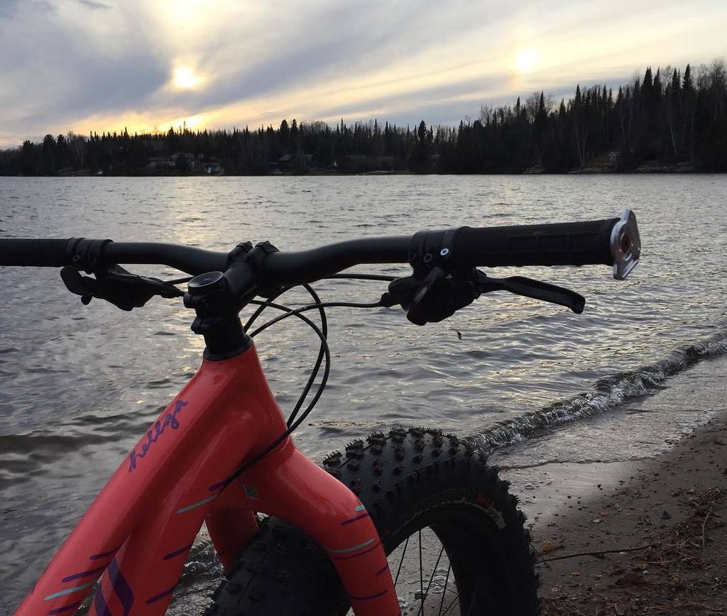 fryed's tweet photo. A perfect November day for a late afternoon #fatbike ride on the beach. #tbay #Hellga #fry… https://t.co/5LotHUQa8g https://t.co/KAYeR7taQq