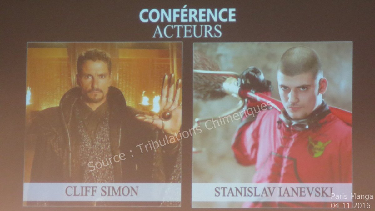 tribchimeriques's tweet photo. Nos photos du panel acteurs US à la #ParisManga2016 [#CliffSimon #StanislavIanevski] https://t.co/wIMW6fm4Yc 
#PMS22 https://t.co/n9dJH3FnLz