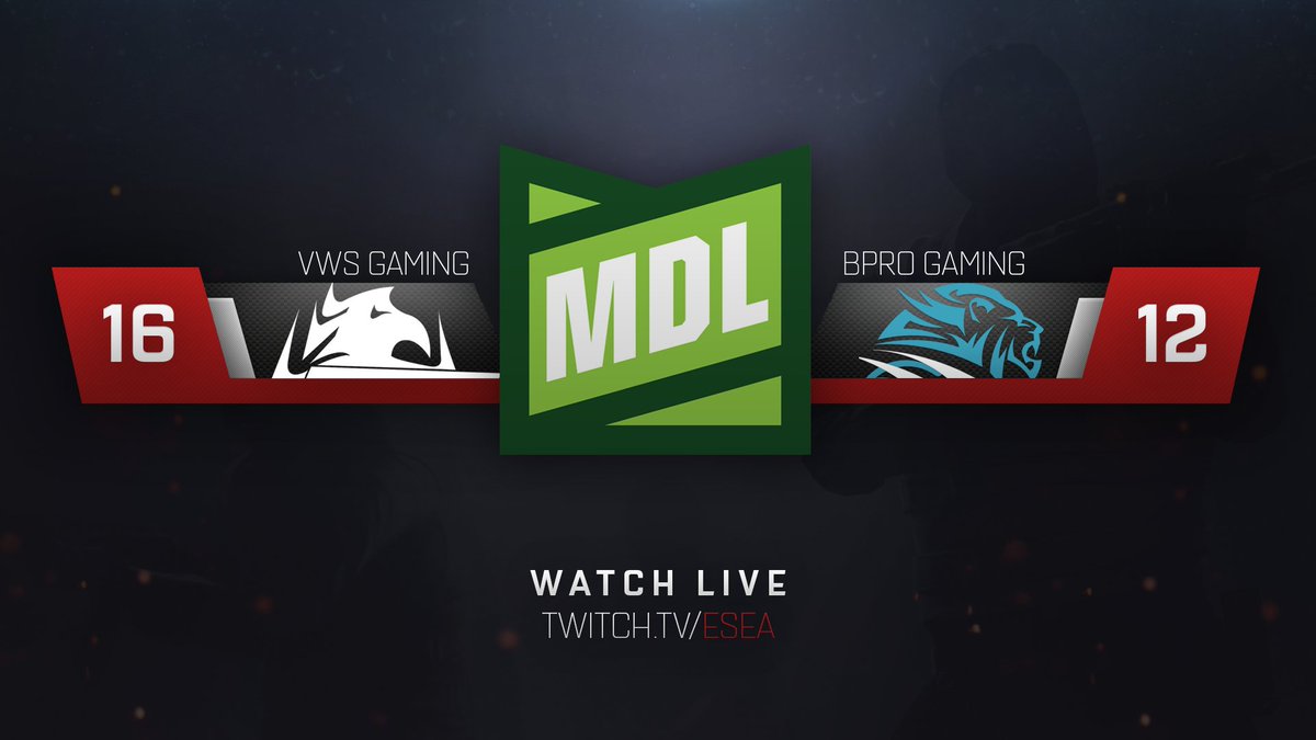 VwS_Gaming's tweet image. 16-12 win against @Bpro_gaming puts #VwSCSGO in 6th place of the @ESEA MDL with an 8-6 record, right under @GambitEsports!

#VwSFamily