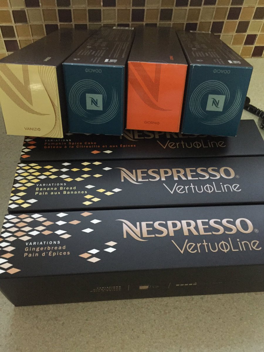 EvershedK's tweet photo. Happy Monday to me! #OrderReceived #coffee @NespressoCA ☕️ ❤️️☕️ https://t.co/3dEhIE3943
