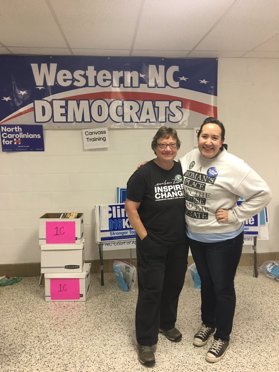 BekahJaneW's tweet photo. We have some @sierraclub volunteers in from NY making calls for @DeborahRossNC #victorycorp #WestIsBest #werewithRoss https://t.co/H8NpFawlSZ
