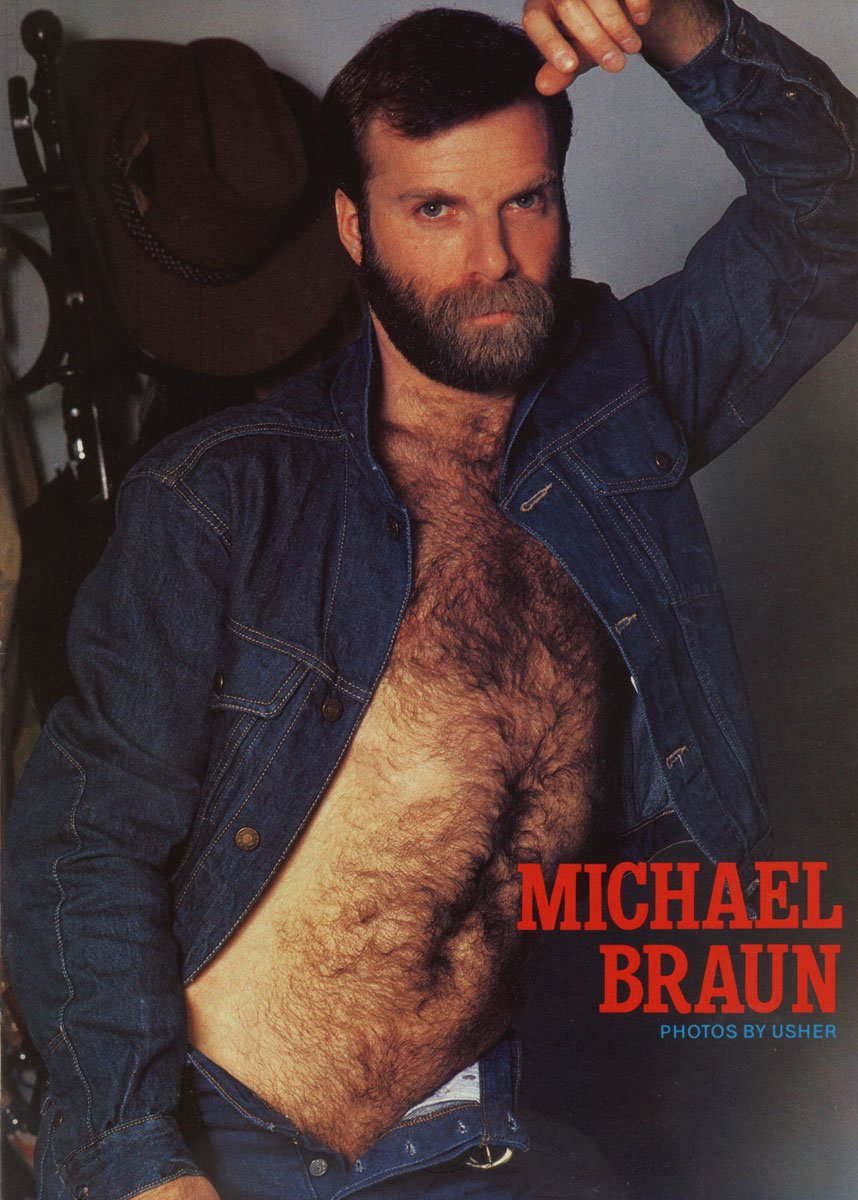 Bijouworld on X: Hairy-chested vintage gay porn star MICHAEL BRAUN! Watch  his movies - t.coxFixp8dKVX t.con3vsNPn515  X