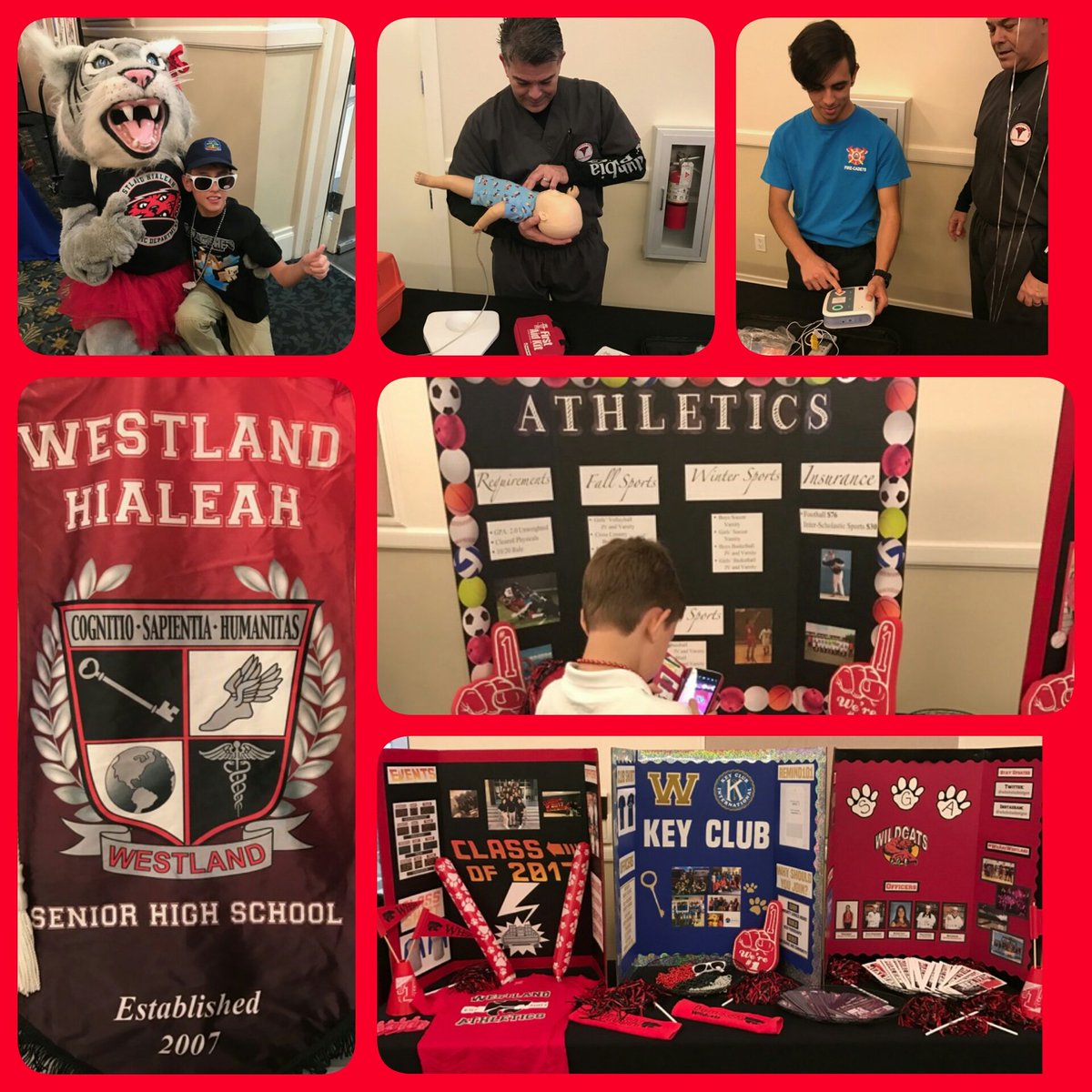 westlandhialeah's tweet photo. Wildcats are represented at the @HialeahSenior Feeder Pattern Expo tonight. Swing by Milander &amp; check out all the great schools. @MDCPSNorth https://t.co/q1tMqmNHou