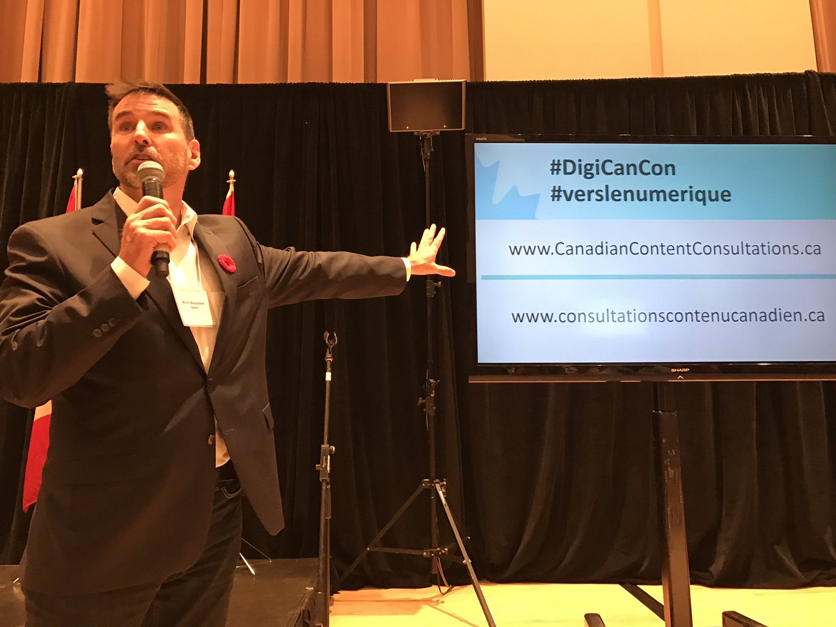 Want to be part of the dialogue on the future of Canadian Content, check out canadiancontentconsultation.ca #DigiCanCon