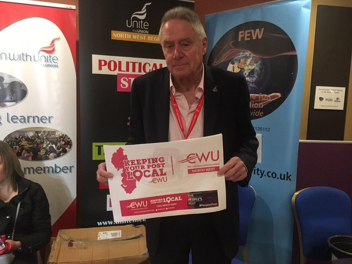 Think_Become's tweet photo. Cross union support this weekend at #LabNW16 from @UniteNWPolitics, @GMB_union + @UsdawUnion #Solidarity #TheCWU #Mission2Lebanon #CWUHA https://t.co/IG2JGFA4t6