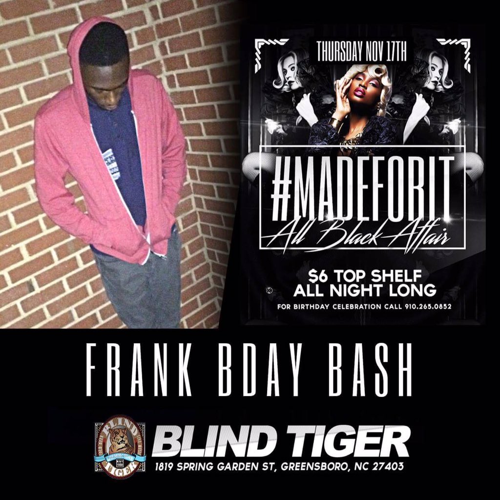_BTigerFrank's tweet photo. 🚨🚨 COLLEGE NIGHT 🚨🚨 #MadeForIt on November 17th at the Blind Tiger (new club) On Spring Garden Street ‼️ ALL Scorpios FREE a https://t.co/r0wXWqFAkw