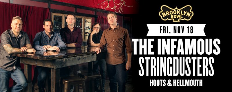 #Colorado's improvised #bluegrass mavens, the <a href="/StringDusters/">The Stringdusters</a> hit #Brooklyn NOV 18 w/ <a href="/HootsHellmouth/">Hoots and Hellmouth</a>! Tix--> bkbwl.co/Gn