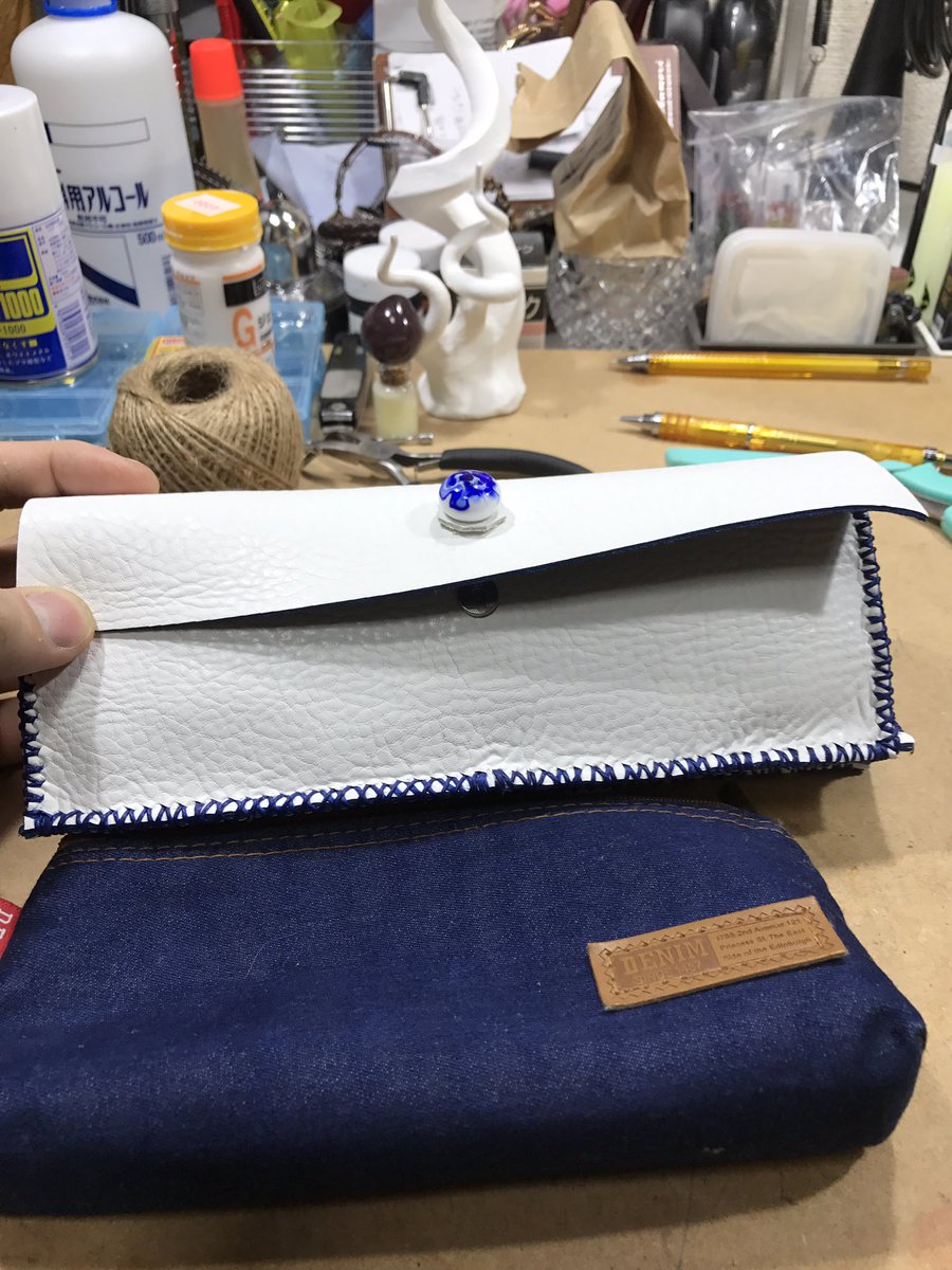happyglasstree's tweet photo. ガラスの玉作って、ポーチを作ったんだけど、少し、玉がでかすぎた。 https://t.co/6G4WxJsGGj