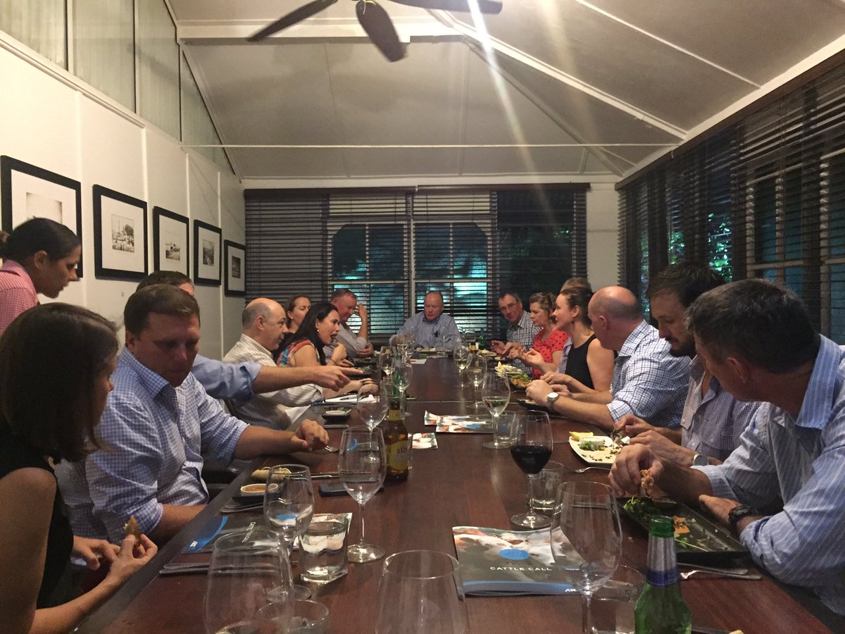 #NT in the lead up to <a href="/ANZ_AU/">ANZ Australia</a> #OpportunityAsia great to have NT producers industry and govt talking up the #beef industry at #CattleCall