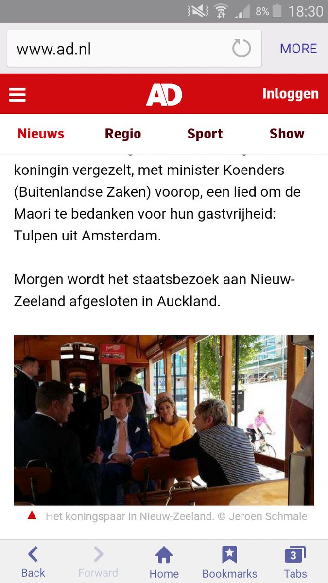 MMelissaz's tweet photo. Auckand aye!? What am I upto tomorrow!? #Dutch #king #queen #Holland  #auckland #statevisit https://t.co/VtVlzJjevQ