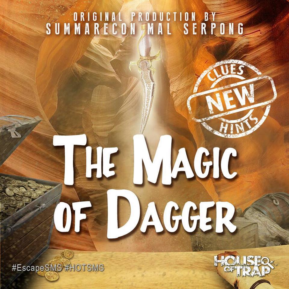SMS_Serpong's tweet photo. House Of Trap! Yakin kamu bisa menyelesaikan teka-teki baru The Magic Dagger? #EscapeSMS #HOTSMS https://t.co/s9mX08L1oJ