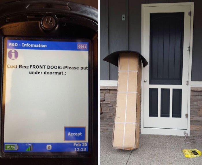 TheWTFBible's tweet photo. 10+ Times Delivery Guys Made You Wish You’d P ... - https://t.co/hjru9VQN5T
#FedExPackage #PackageYourself #Source #Fail https://t.co/5SpOG3MhCi