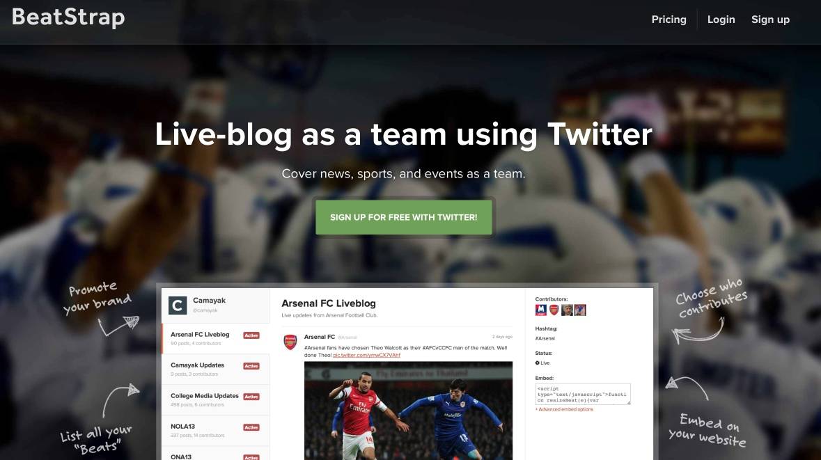 mallys_'s tweet photo. #BeatStrap Créer un live blog collaboratif fait de tweets via @OutilsVeille https://t.co/jFFef2VP7r https://t.co/twbqeidLZ1