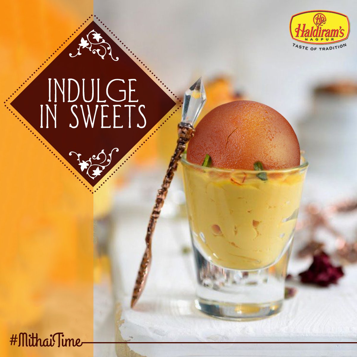 NagpurHaldirams's tweet photo. Gulab Jamun is a master key of happiness. #MithaiTime https://t.co/09KJ5XsPK9