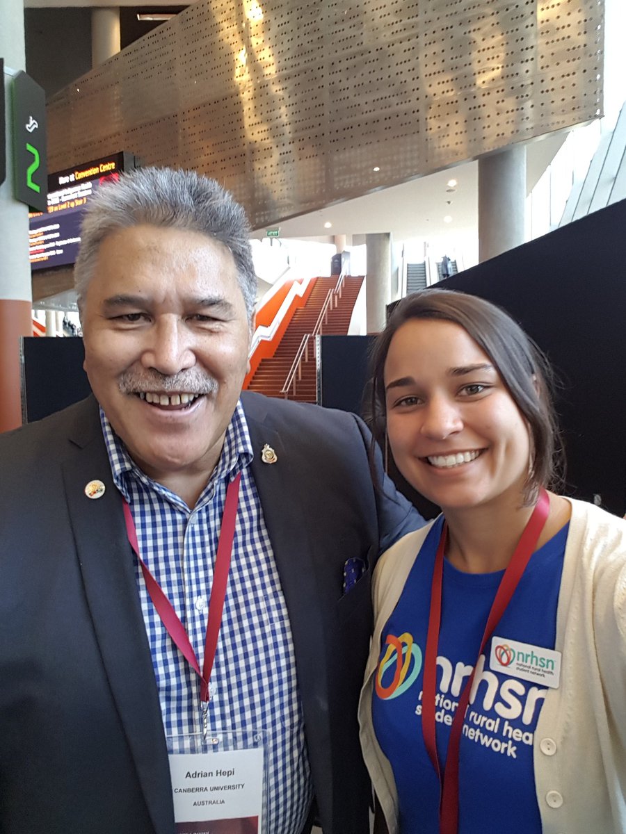 More #nrhsnalumni Adrian is an alumni of <a href="/ClubRHINO_JCU/">ClubRHINO</a> &amp; <a href="/NOMADdeakin/">NOMAD</a> #Bundjalung man now
<a href="/UniCanberra/">University of Canberra</a> Clinical Professor &amp; completing PhD!