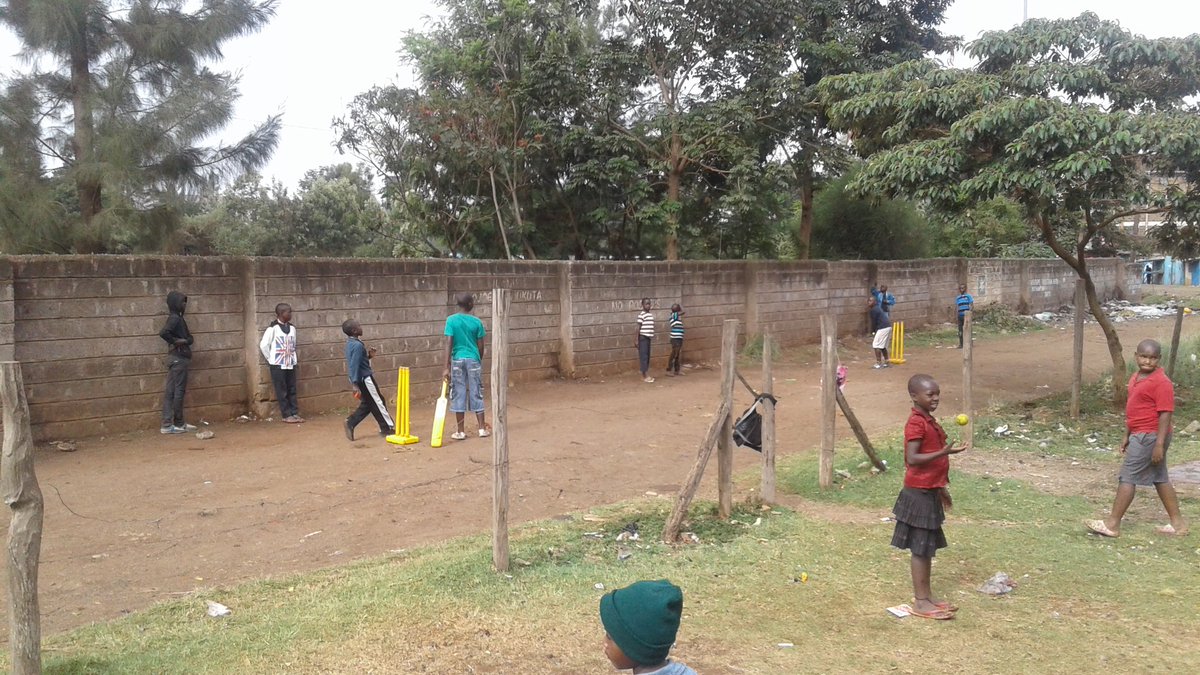 nick_jrh's tweet photo. @africancricket a good day indeed....even with no grounds available street cricket subs the setback https://t.co/v9Y062tORi