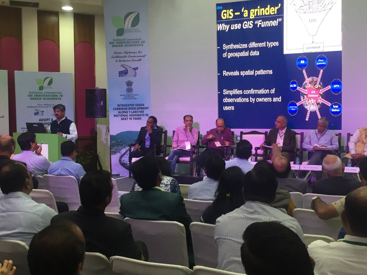 nationalgreenh1's tweet image. The co-chair summarises the #TechnicalSession and gives a brief about #Geotechnology #GIS #NCIGH16