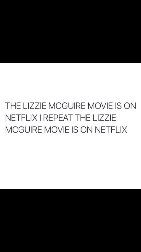 sloanbcollins's tweet photo. Lizzie McGuire Movie is on Netflix!!!!!! Yes!! #BestDayEver #ThisIsWhatDreamsAreMadeOf #BCCourt https://t.co/xHMNqAv8Lj