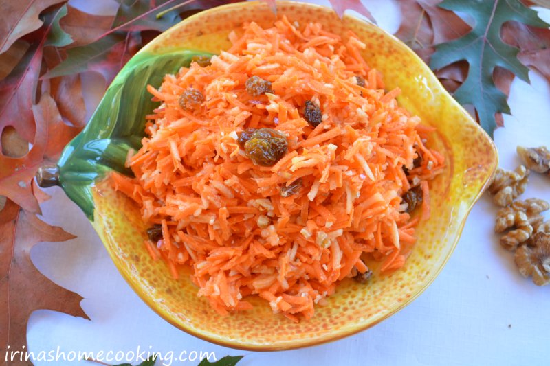 Irinascooking's tweet photo. {NEW} recipe on the blog! Perfect for this #fall season!! 
#carrotsalad https://t.co/SfJUZVeh4W