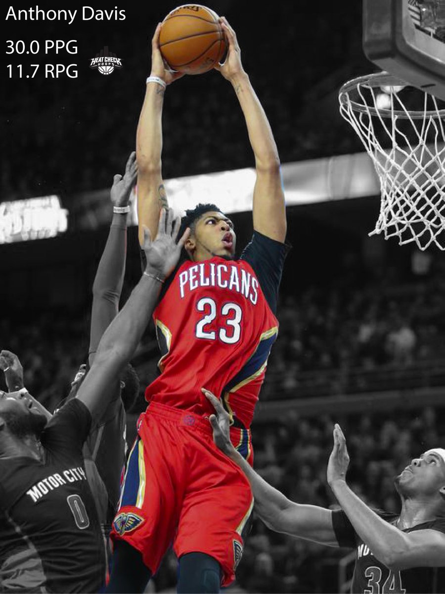 heatcheck_hoops's tweet photo. More likely AD will record his third 40 point game tonight or the Pelicans will record their first win? #HCHoops https://t.co/GF8zEy6yxd