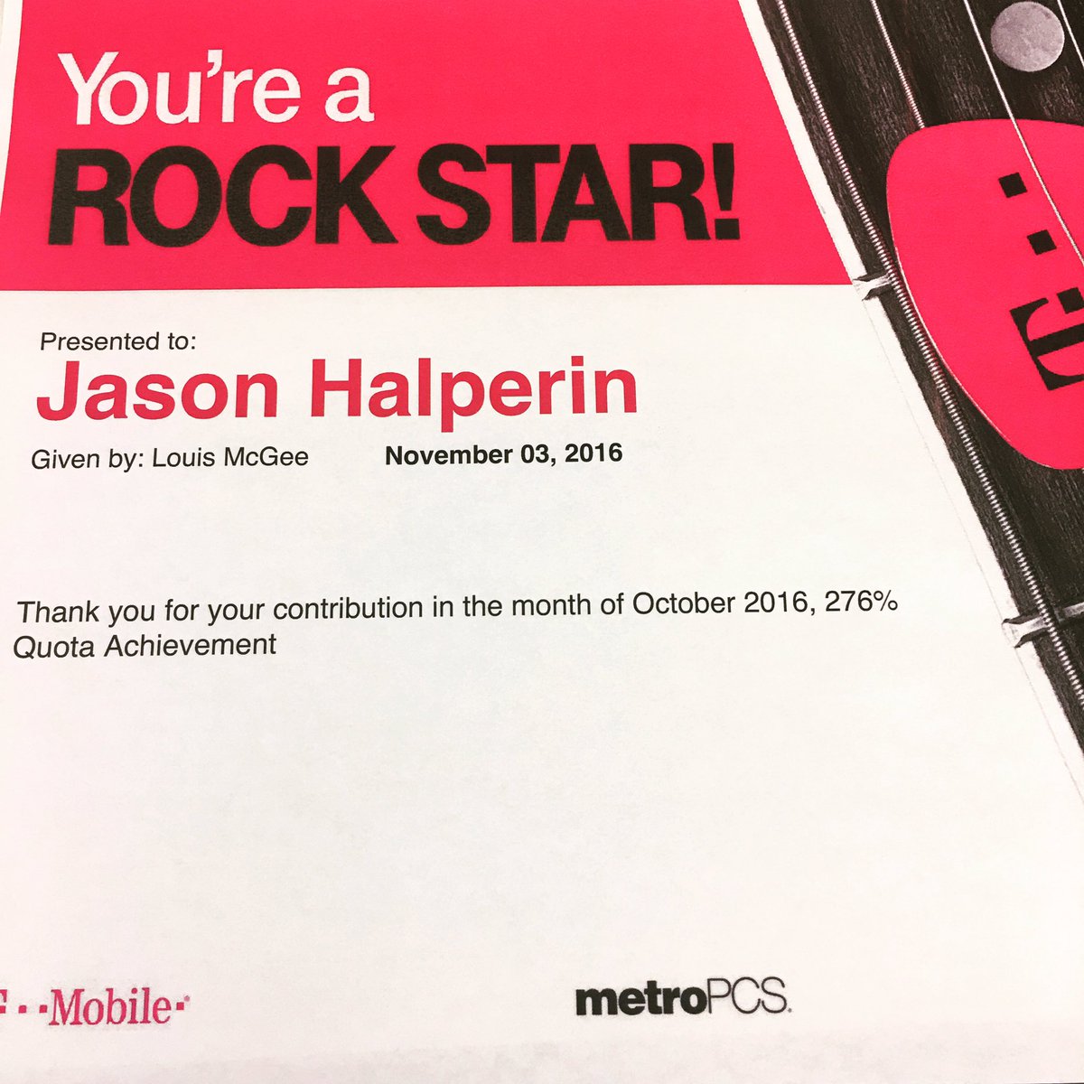 Another month, another win for Tampa <a href="/TMobileAtWork/">TMobileAtWork</a> !! #WeWontStop #TampaTitans