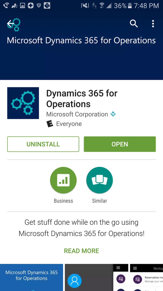 MSDAXIMPLGUIDE's tweet photo. Mobile app for Microsoft Dynamics 365 for Operations #ds365o is available on Android now.. https://t.co/o00DN8DcPS