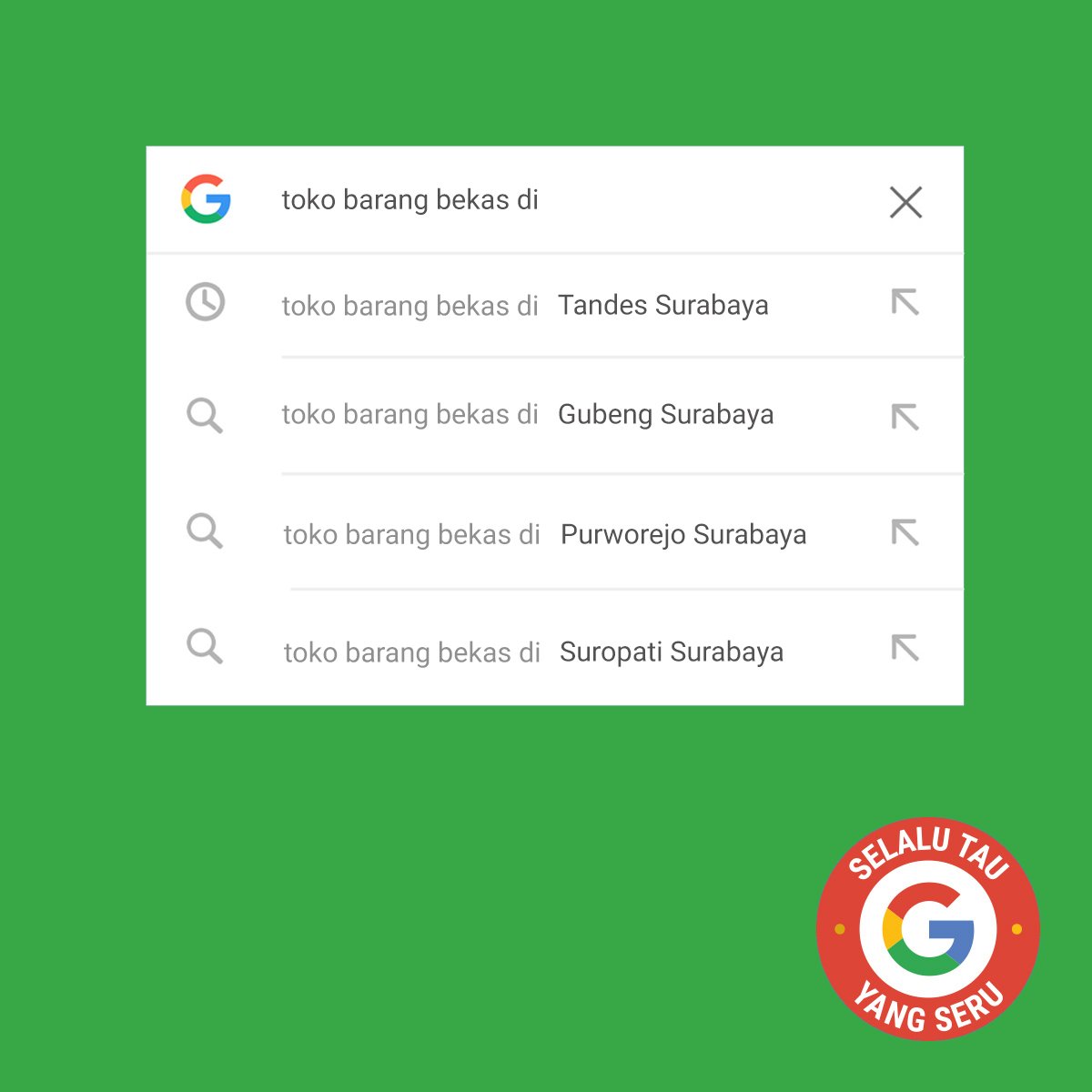 Sudah siap berburu limited edition merchandise di lokasi ke-2 #SelaluTauYangSeru? Ini clue-nya! Hanya Tersedia utk 100org pertama lho!