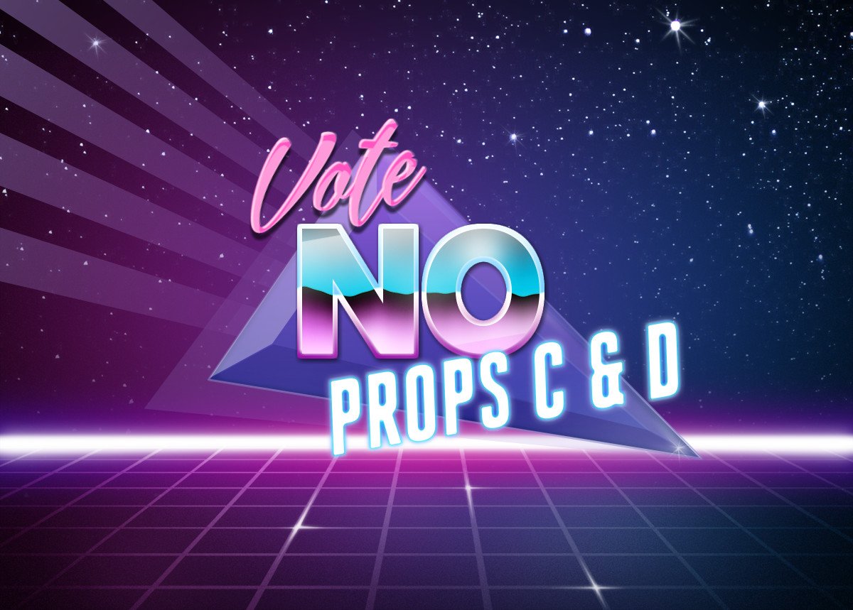 SDCCWackyWags's tweet photo. Remember: A #Yes vote on #PropC or #PropD is a #No vote for @Comic_Con! Let the #Chargers build their own #stadium. #NoOnC #NoOnD #ComicCon https://t.co/gfH4MRxumv