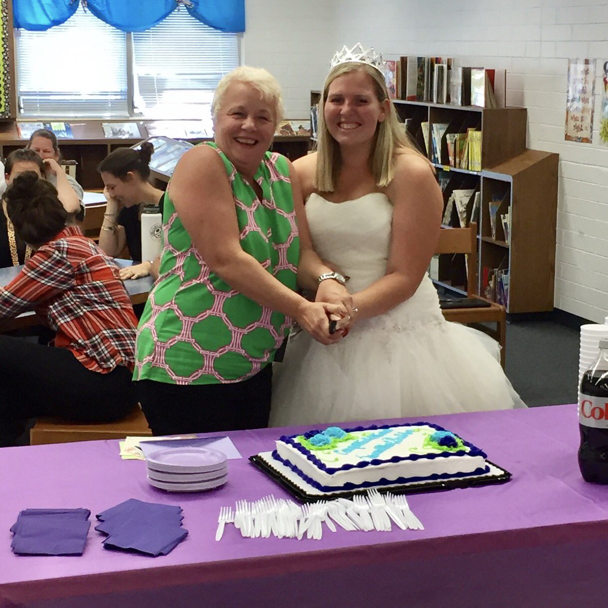 SamGrissom7's tweet photo. #StorybookCharacterDay #YesIJustGotMarried #YesIWoreMyWeddingDressToWork #VcsInspire ##VcsHello @mcconnell1190 @SLMEnterprise https://t.co/wqhzstZ0vj
