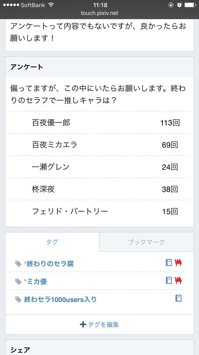 tsukimoriusako's tweet photo. 数日前にｐixivでお願いしたアンケートの結果なんだけど、私がやったというのを考慮しなきゃって（つまりあんまり公平でなかった） https://t.co/TjwaYEf5Au
