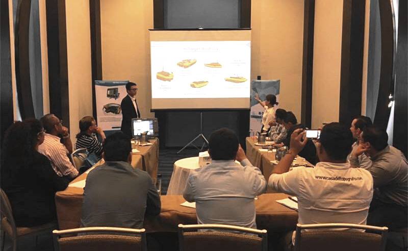 hitargetglobal's tweet photo. #HiTarget #hydrographic #seminar in #Panama with the newest #echosounder: “#HDMAX, Performance Max”. #marine #survey #instrument https://t.co/x1u5w27q5t
