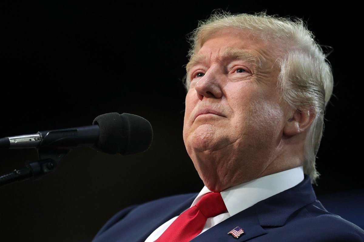 Myles Brown On Twitter Trump Legit Looks Like He Tucks His Neck In His Collar Before Eating