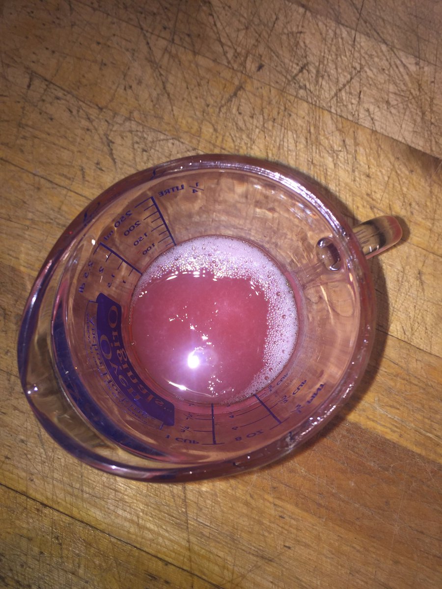 calgalb13's tweet photo. This is what happens when you extract DNA from a strawberry! #eptpush https://t.co/wGHQts0cil