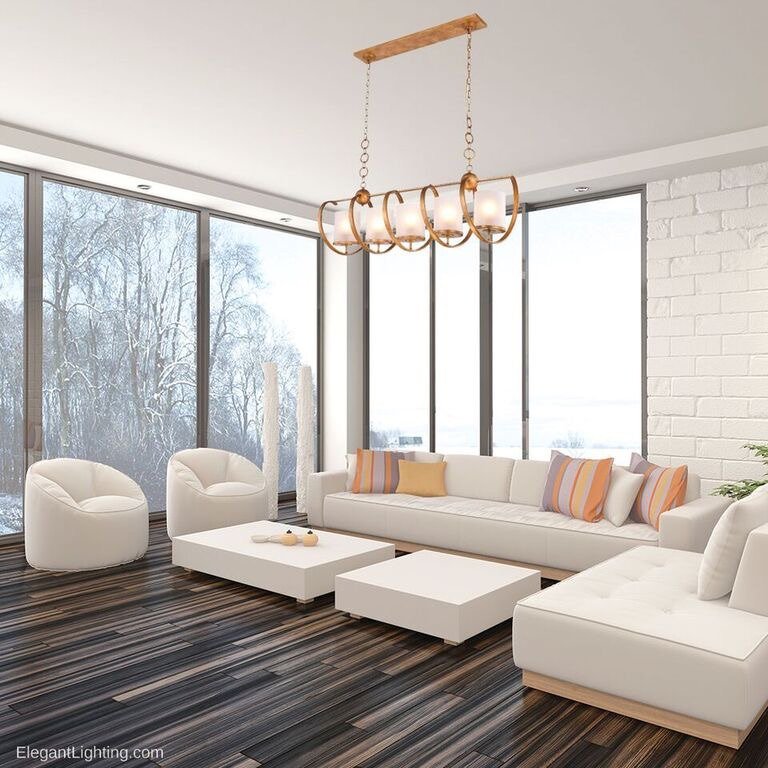 The clever corkscrew #design of this #chandelier from our Europa Collection definitely captures your attention. bit.ly/2fDgKy1
