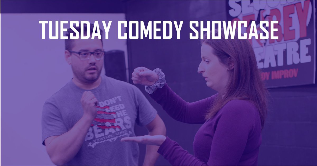 SSTimprov's tweet photo. Break up the work week with Tuesday Comedy Showcase happening tomorrow! Details at https://t.co/N0iv70Gibl. https://t.co/7Wqe0xWfOb