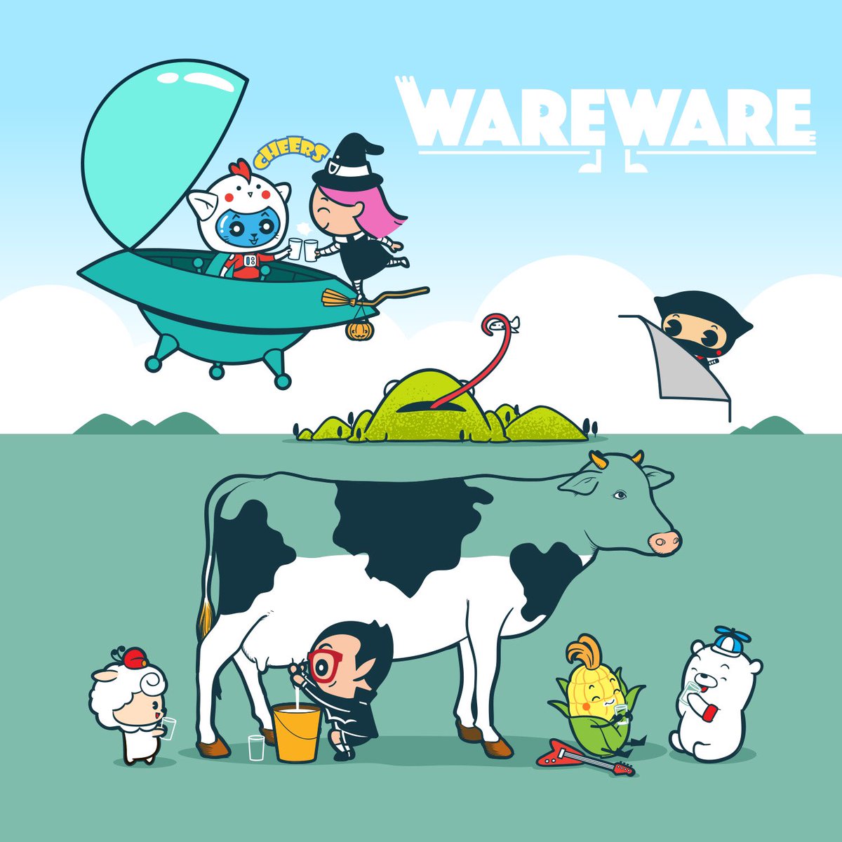 FlyingMouse365's tweet photo. Our new Animated Series idea - WAREWARE
Support and vote here : https://t.co/8HVDZxaa3u
#WAREWARE @Jaz_Wings https://t.co/Zb5II8wOoS