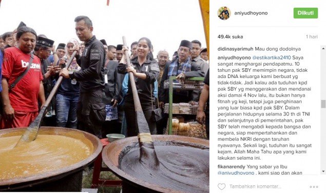 SBY Dituduh Danai Demo 4 November, Ani Yudhoyono Meradang goo.gl/t6Lqkb <a href="/SBYudhoyono/">S. B. Yudhoyono</a>