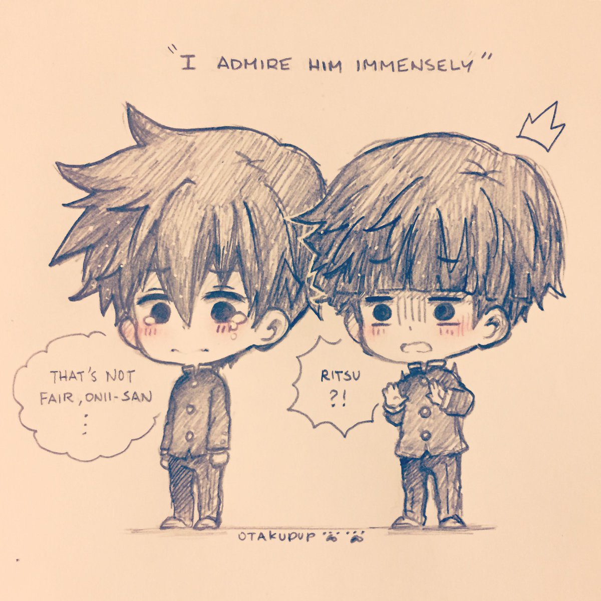 UGH! THESE BROTHERS ARE TOO PURE. MY HEART COULDN'T TAKE IT! HNNNNGGGG!! ?❤️❤️❤️ #mobpsycho100