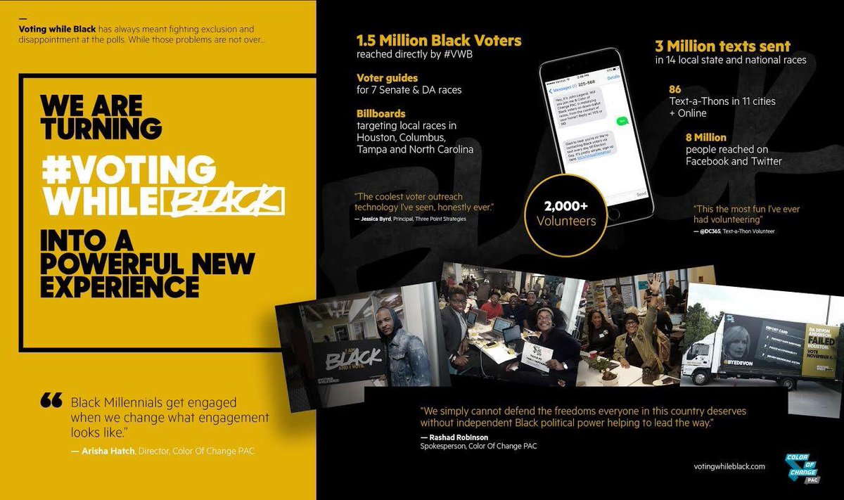 rashadrobinson's tweet photo. Nice shout out from the great @VanJones68 on the great work of #colorofchangepac #votingwhileblack work on DA races & Presidential @CNN https://t.co/apfPIfwmYP