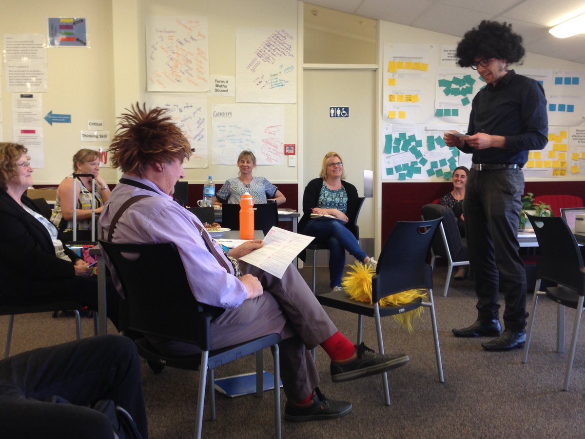 mrs_hyde's tweet photo. Using role play to show how classroom practice can change. Dramatising the use of wait time! #mokoiaintermediate #mathsinquiries https://t.co/DWo3Sf8NxI