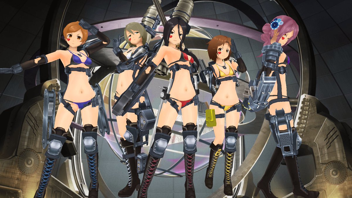 卍丸隊長 Twitterissa リライトでリョウコちゃんの究極srゲットだよっ ココナッツ ベガの究極コスコンプリート てかっ武器がでかくてスクショ時の配置とかちとたいへんだったw リョウコちゃん おp Ry スクスト