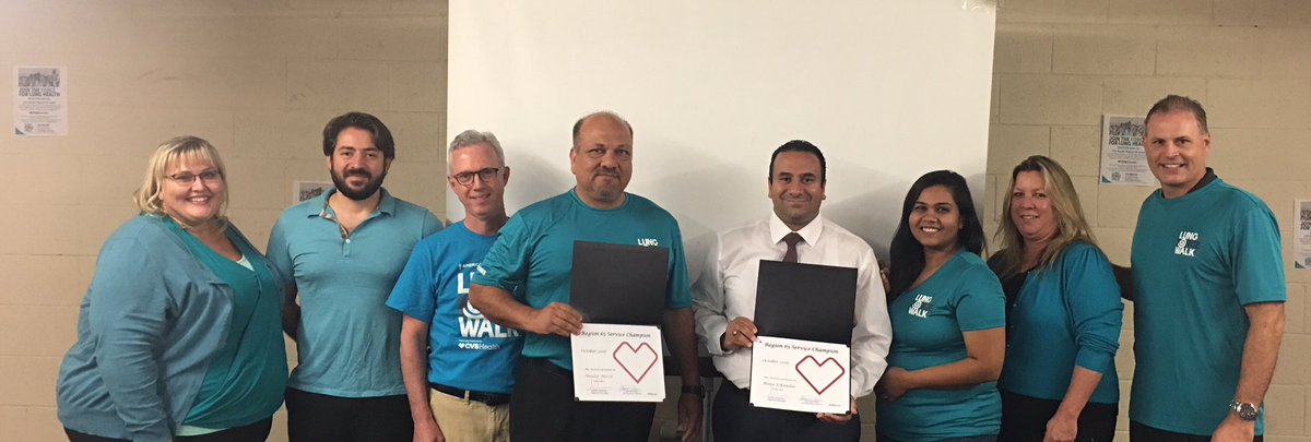 Congratulations to our October Service Champions Haider Mirza and Mina Eskandar! Go Region 65!