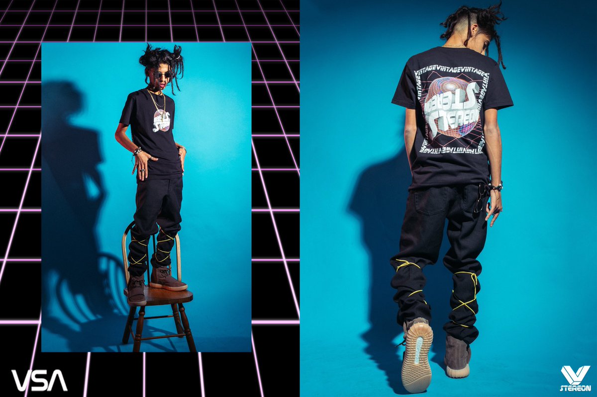 VintageStereon's tweet photo. Look book + Beat tape preview is up. Store opens Thursday 🆚🌍wide. https://t.co/E8bybwjJGz please rotate phone landscape view.  #pressplay https://t.co/gs25Wje9Az