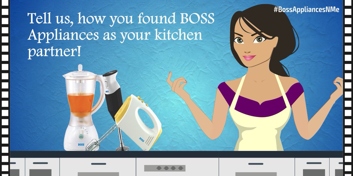 BOSS_Appliances's tweet photo. Tell us your #BossAppliancesNMe stories in a #video and win goodies from BOSS Home Appliances.
#Contest #VideoTestimonials #KitchenPartner https://t.co/RBAIXoPaYA