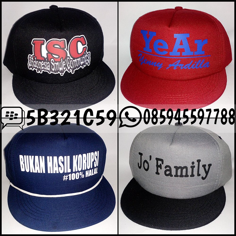 MyCustomHat's tweet image. PALING HITZ! topi custom dengan kata-kata dan design sesukamu, banyak pilihan warna.

PIN: 5B321C59