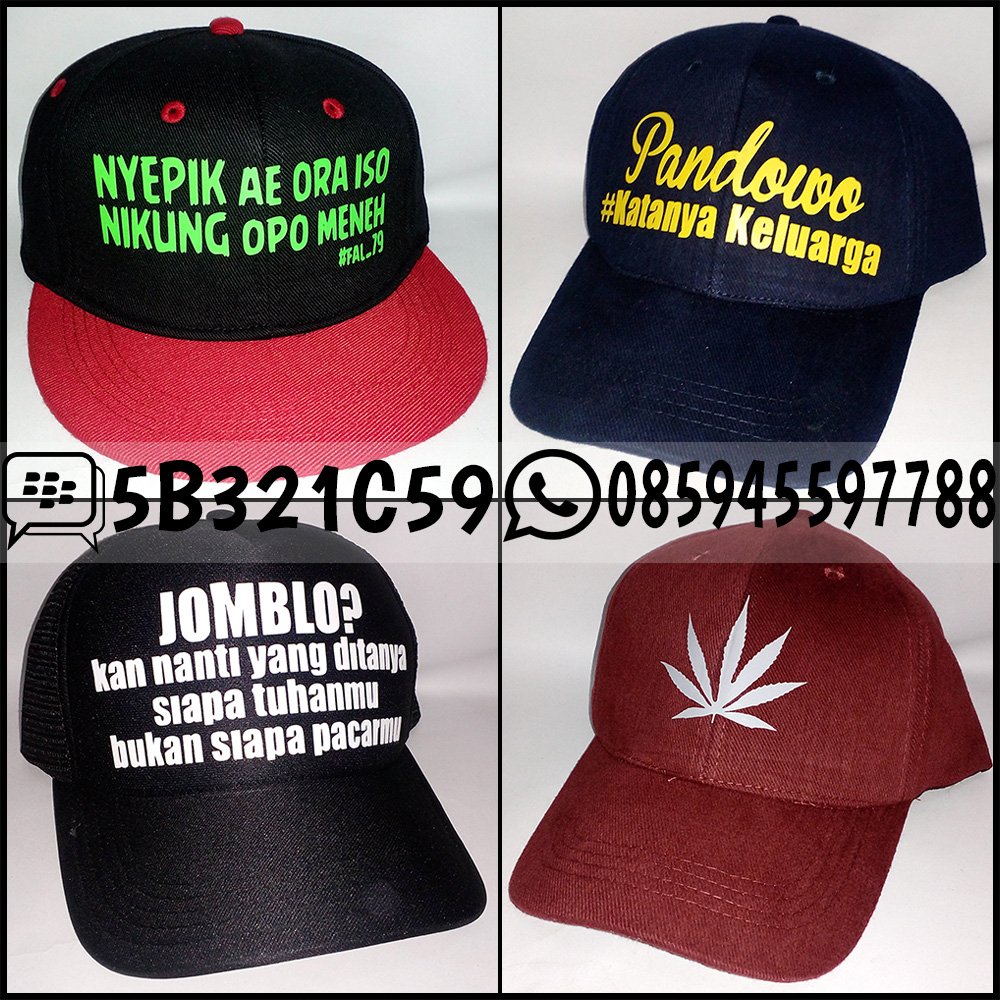 MyCustomHat's tweet image. mau punya topi seperti ini? order sekarang, kata-kata sesukamu! bisa pakai design sendiri.

PIN: 5B321C59