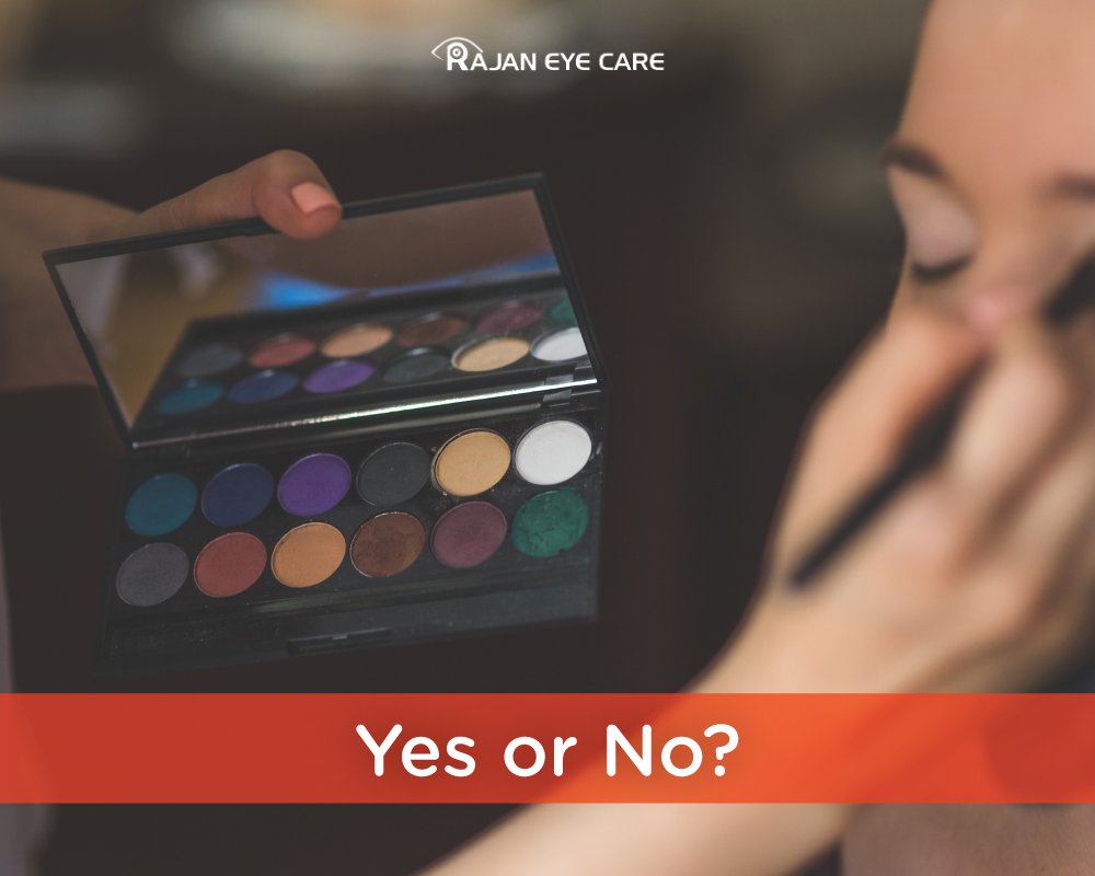 Do you remove your eye make up before sleeping? Comment below. 
#ProtectYourSight