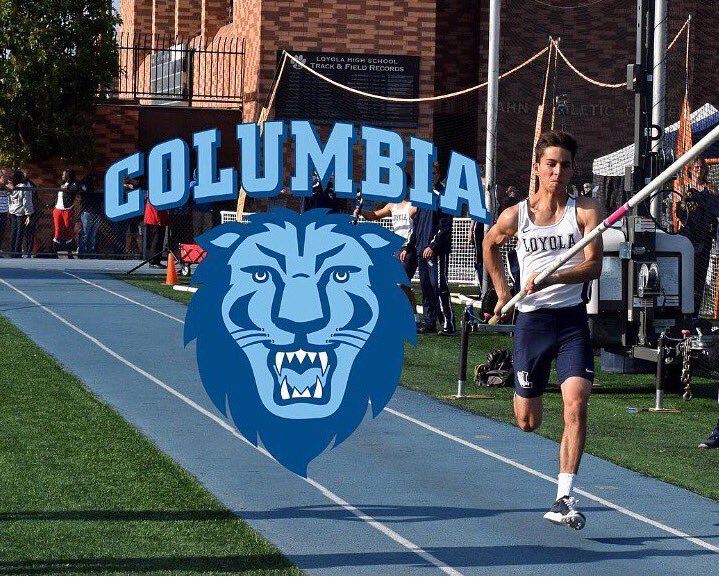 Loyola_Pride's tweet image. Congrats to 2017 Pole Vaulter Mikey Kelly on his commitment to Columbia! #ivyleague