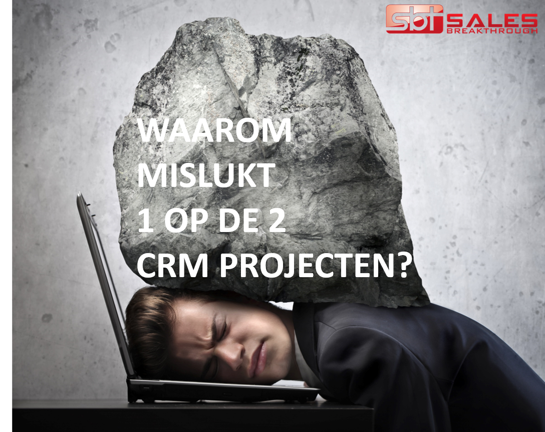 SalesBT's tweet photo. Waarom 1 op de 2 #CRM projecten mislukt? Krijg het antwoord in 30 seconden #sales #salesproces #salestips https://t.co/HwKlpM2tYT https://t.co/JKGhX8GqHB