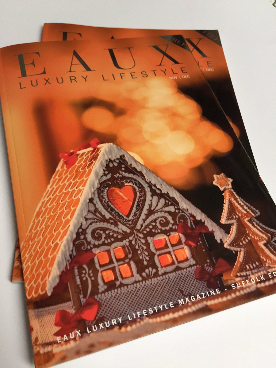 A lovely festive edition of <a href="/_Eaux/">Eaux Lifestyle</a> which we are really proud to have printed. Make sure you pick up your copy! #Suffolk #Christmas #PRINTING